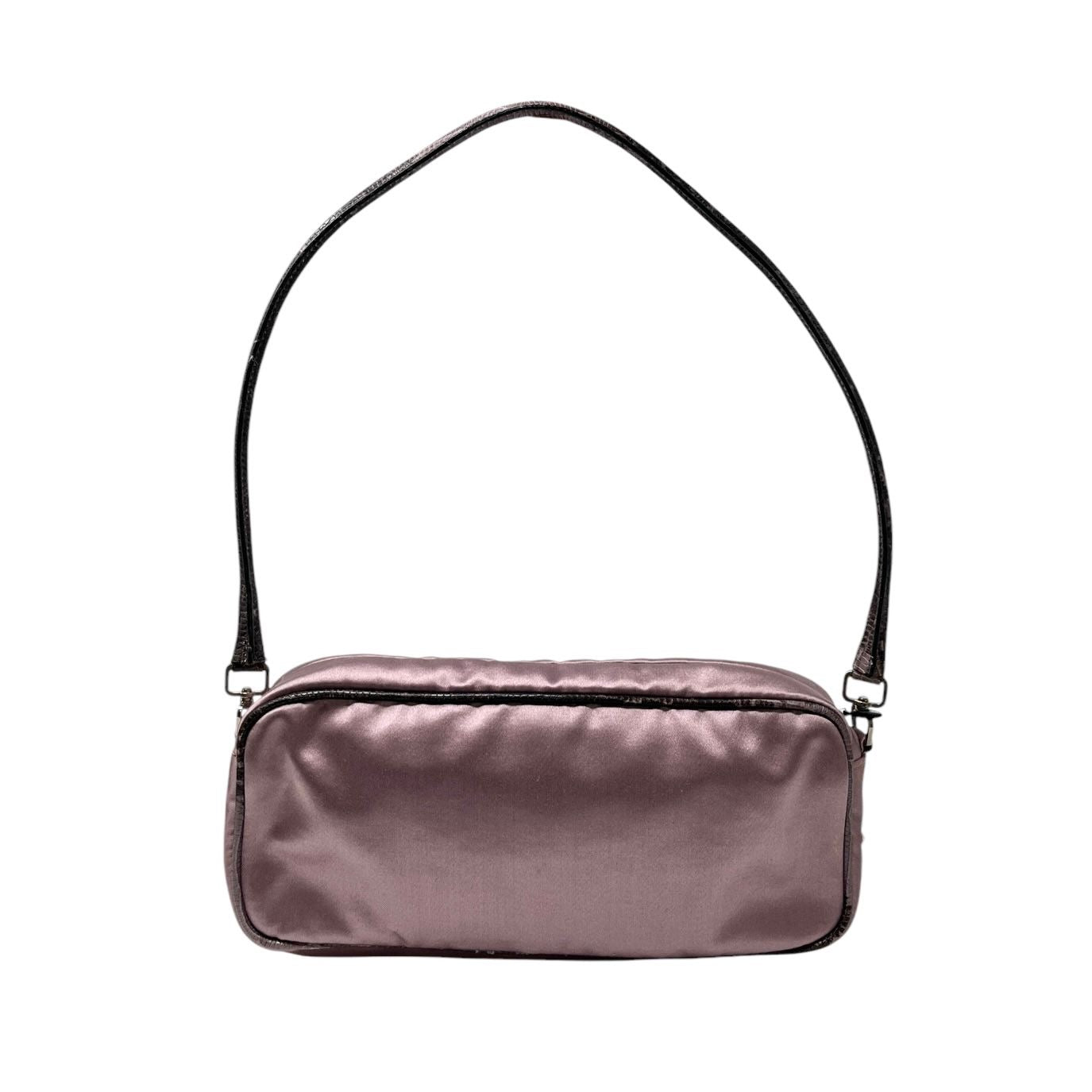 Prada Pink + Snakeskin Mini Shoulder Bag