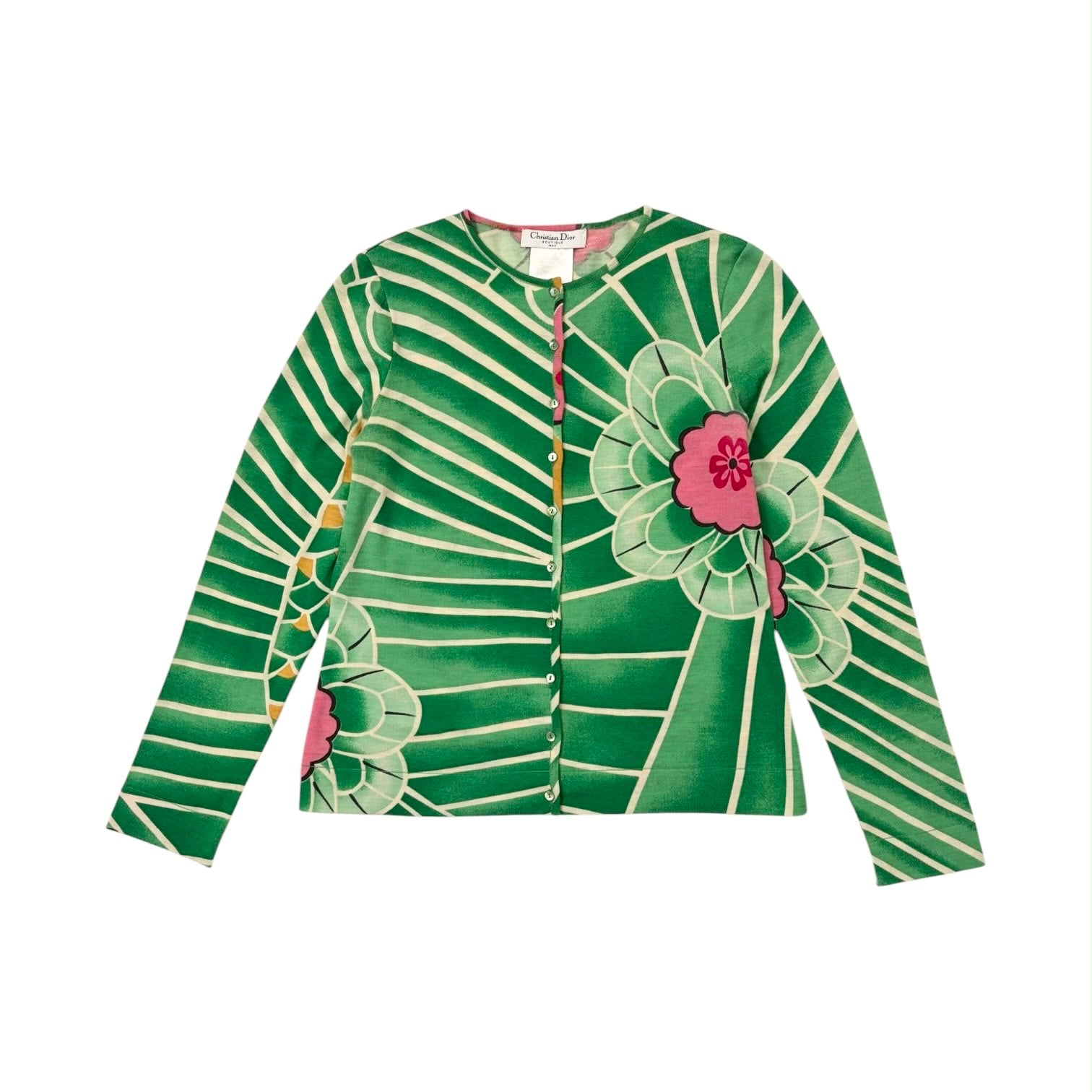 Dior Green Koi Cardigan