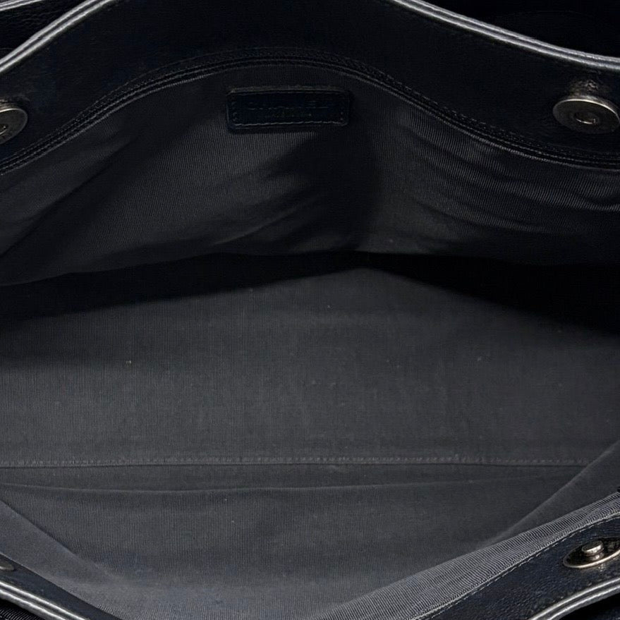 Chanel Black Caviar Cerf Tote