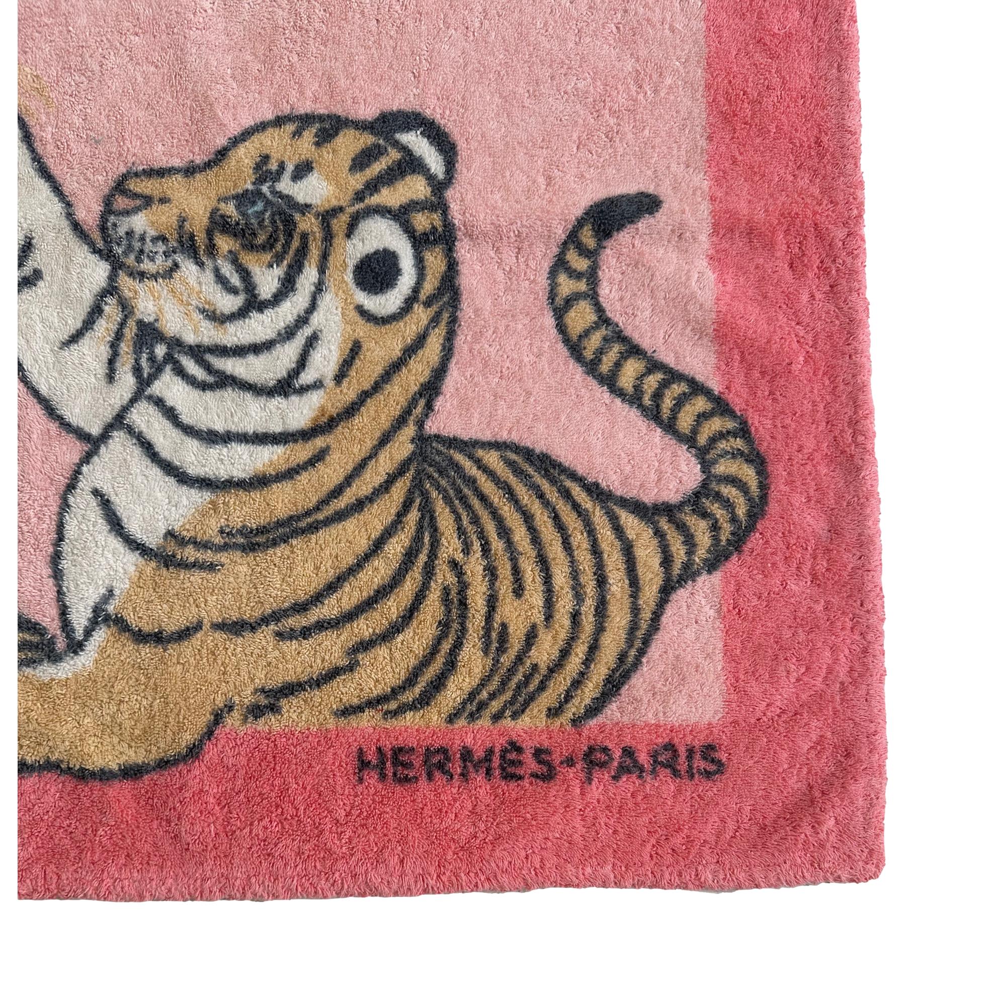 Hermes Cheetah Bath Towel – Treasures of NYC