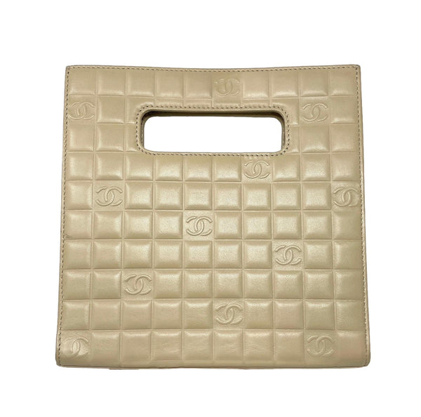 Chanel Tan Top Handle 2-way Bag