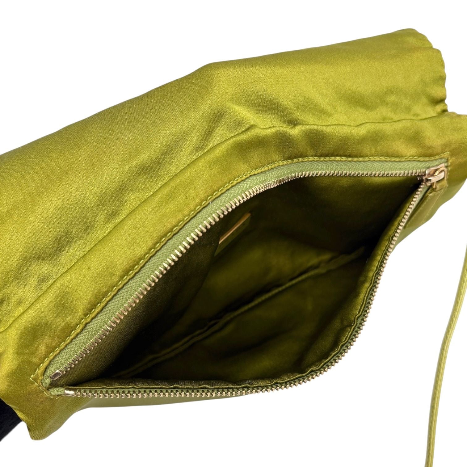 Prada Lime Green Sequin Mini Bag