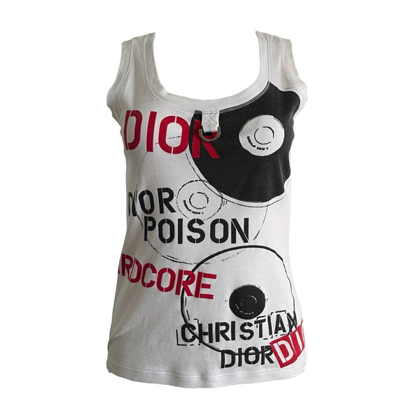 Dior White Hardcore Tank