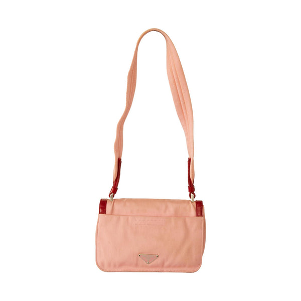Prada Pink + Red Canvas Bow Mini Bag – Treasures of NYC