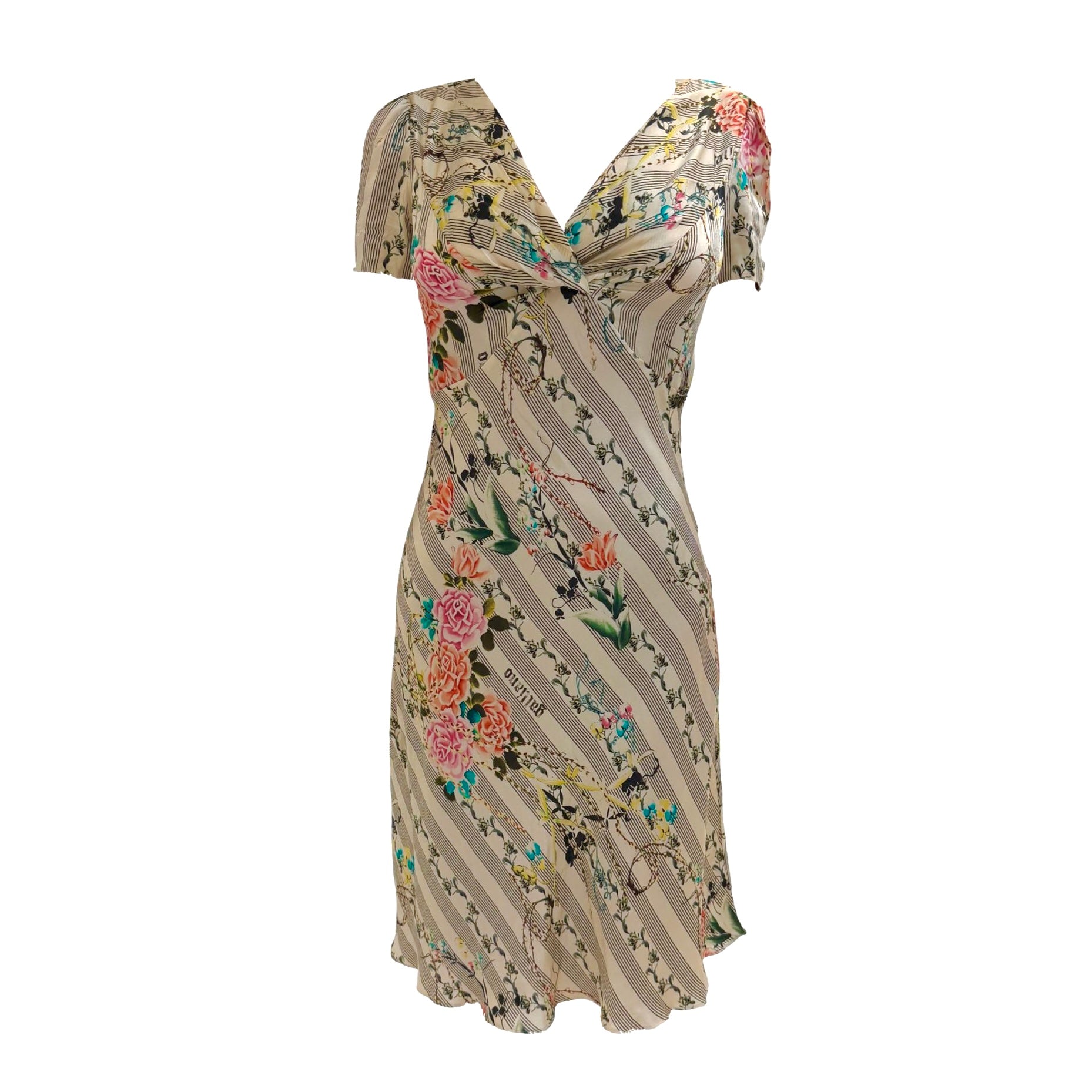 John Galliano Print Floral Dress