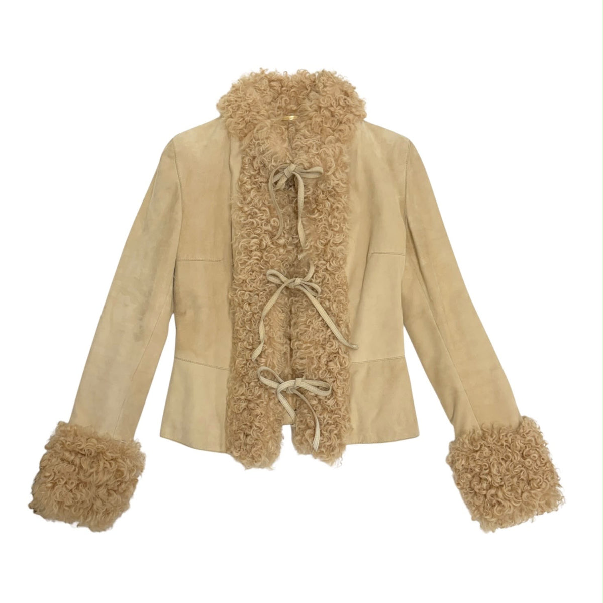 Dolce & Gabbana Suede Tie Jacket