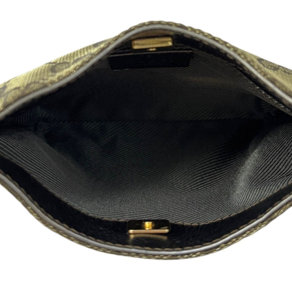 Gucci Gold Monogram Chain Shoulder Bag
