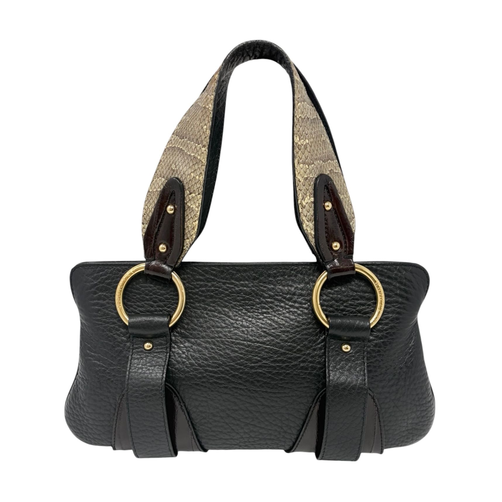Dolce & Gabbana Black Leather Shoulder Bag