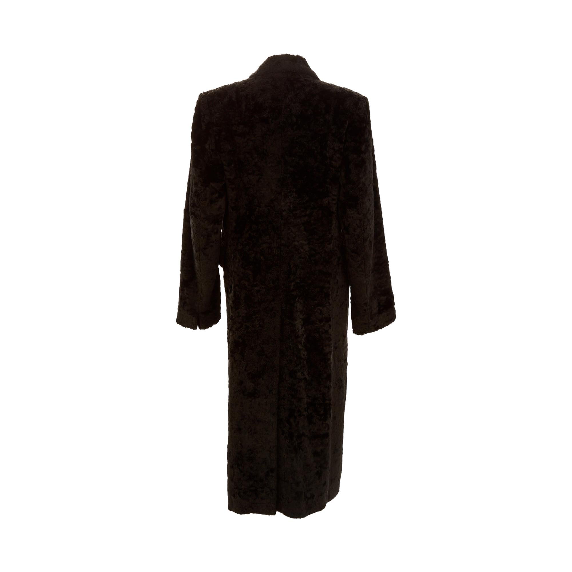 Alaia Black 1992 Overcoat