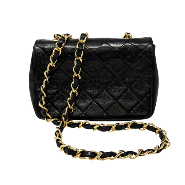 Chanel Black Mini Turnlock Flap Bag