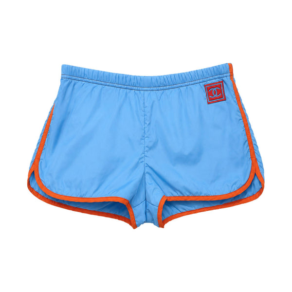 Chanel Sport Blue Logo Shorts