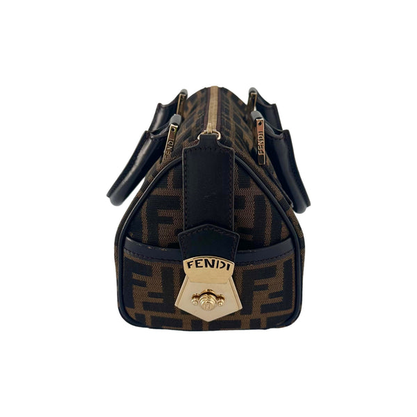 Fendi Brown Mini Boston Bag