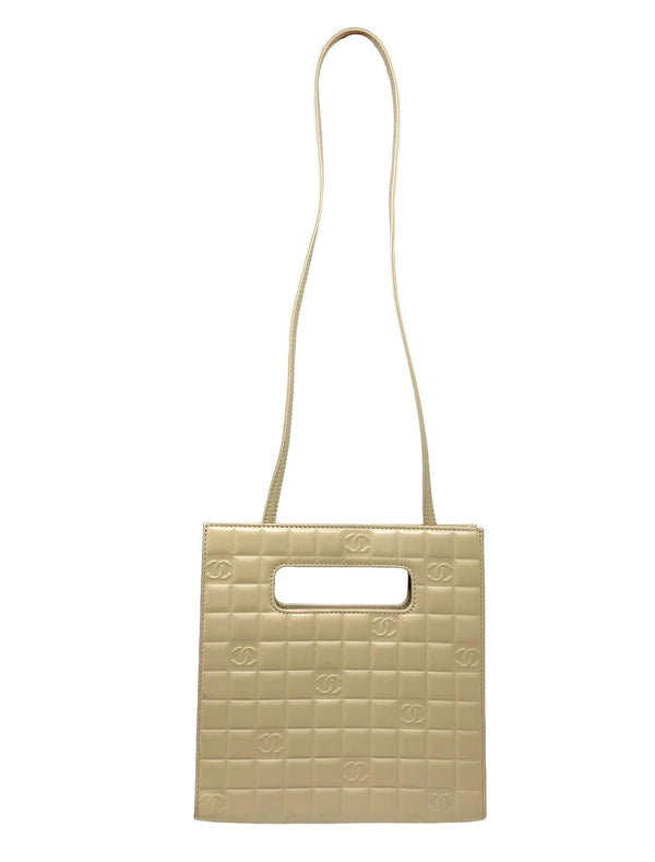 Chanel Tan Top Handle 2-way Bag