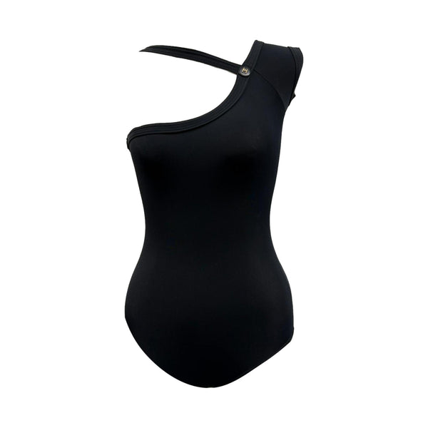 Chanel Black Logo Button One Piece