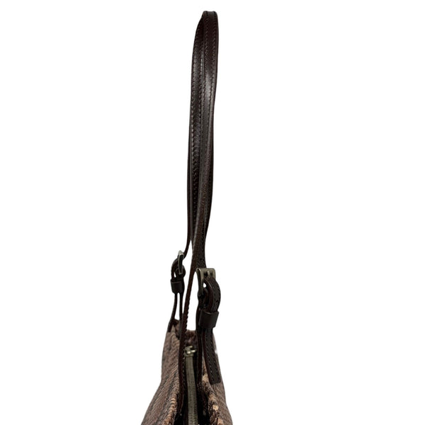 Prada Brown Snakeskin Shoulder Bag