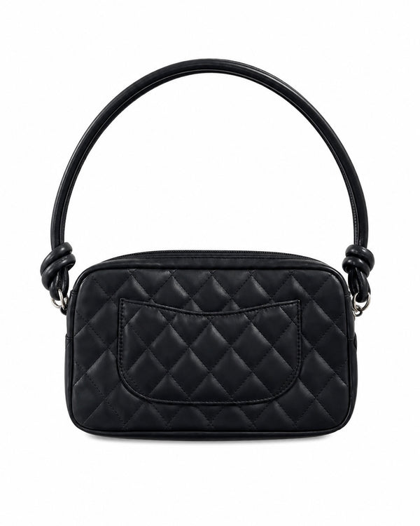 Chanel Black Quilted Cambon Shoulder Bag