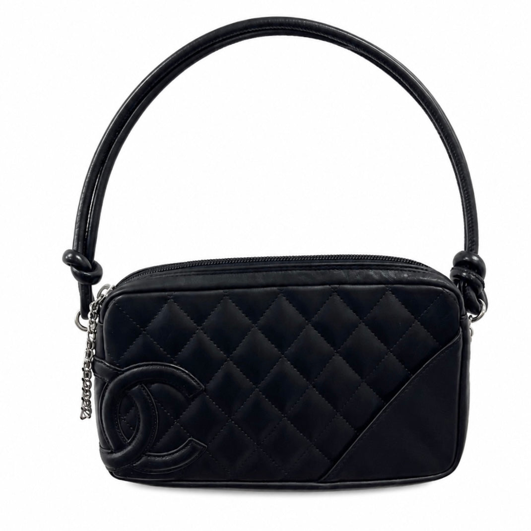 Chanel Black Quilted Cambon Shoulder Bag