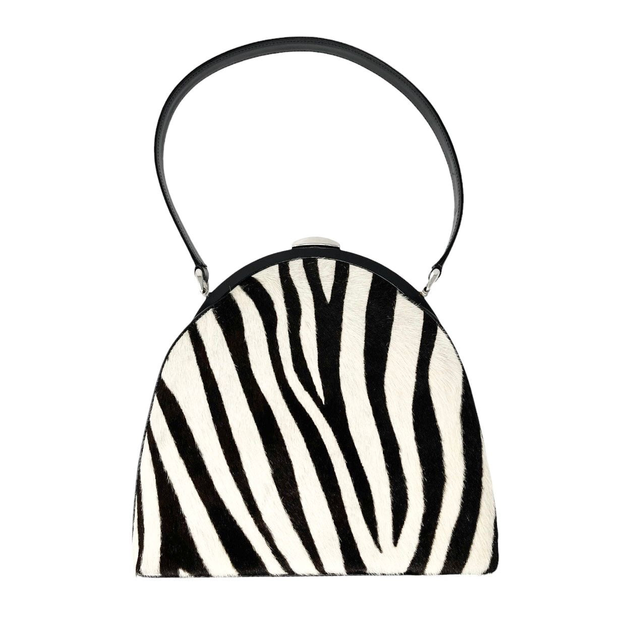 Gucci Zebra Print Top Handle Bag