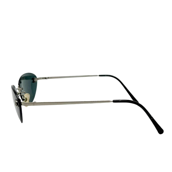 Chanel Turquoise Mini Logo Sunglasses