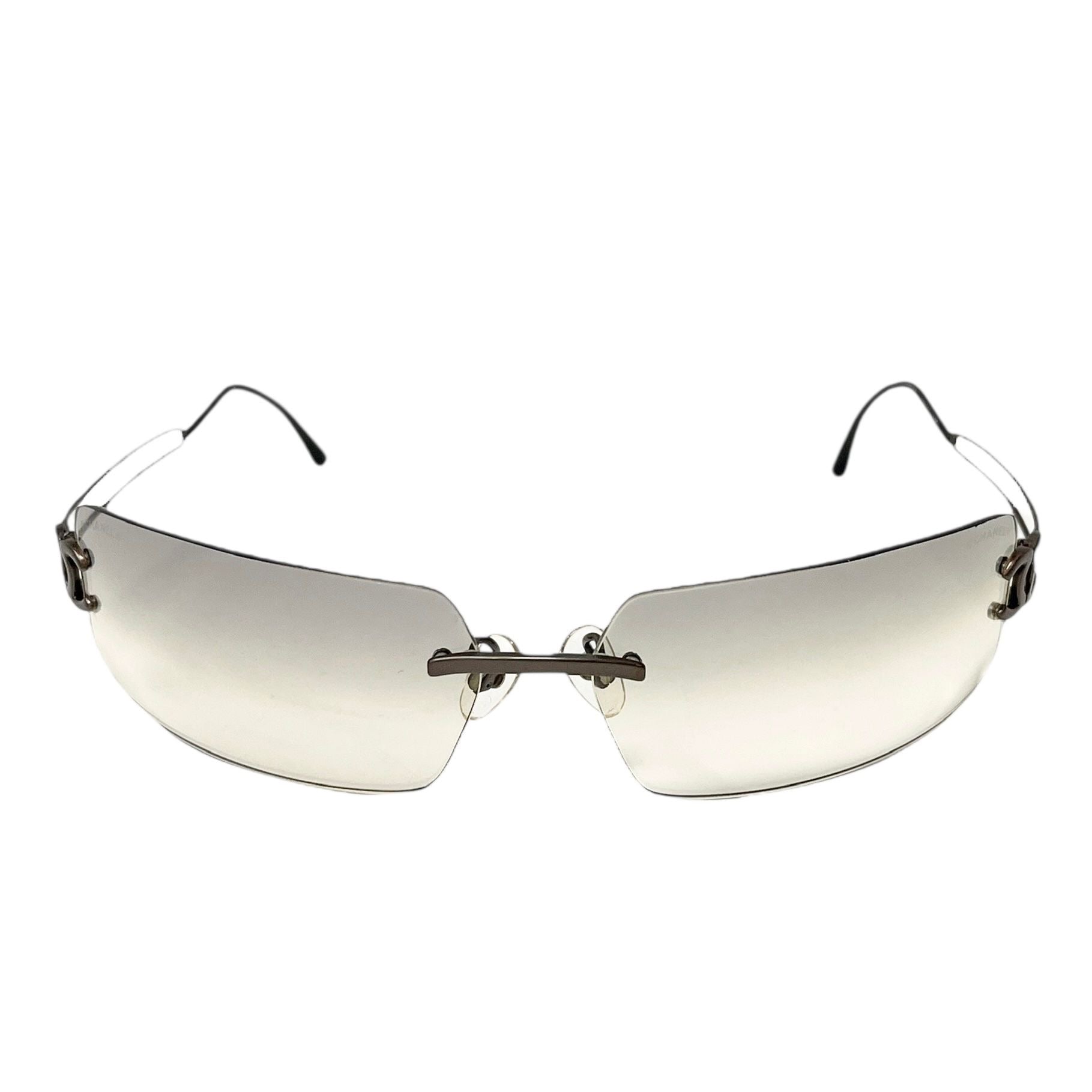 Chanel Smoke Rimless Sunglasses