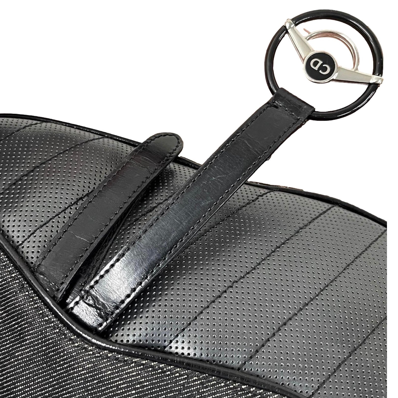 Dior Black Cadillac Saddle Bag