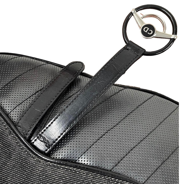 Dior Black Cadillac Saddle Bag