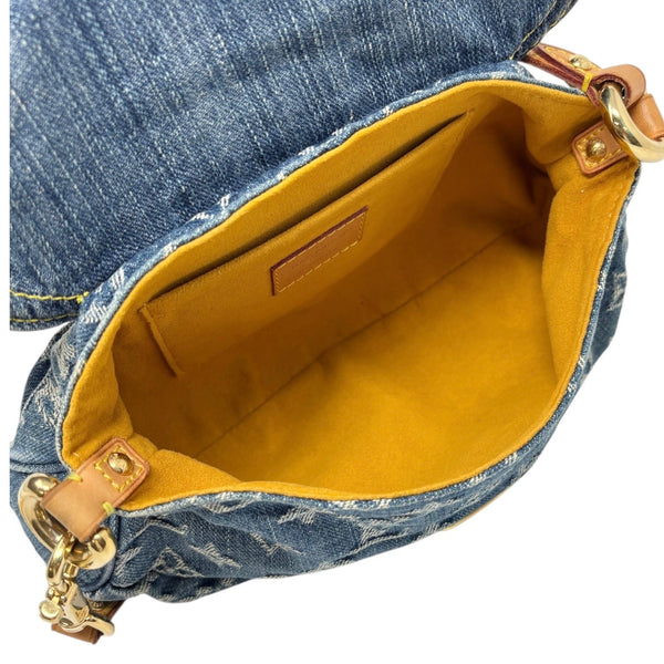 Louis Vuitton Denim Logo Shoulder Bag