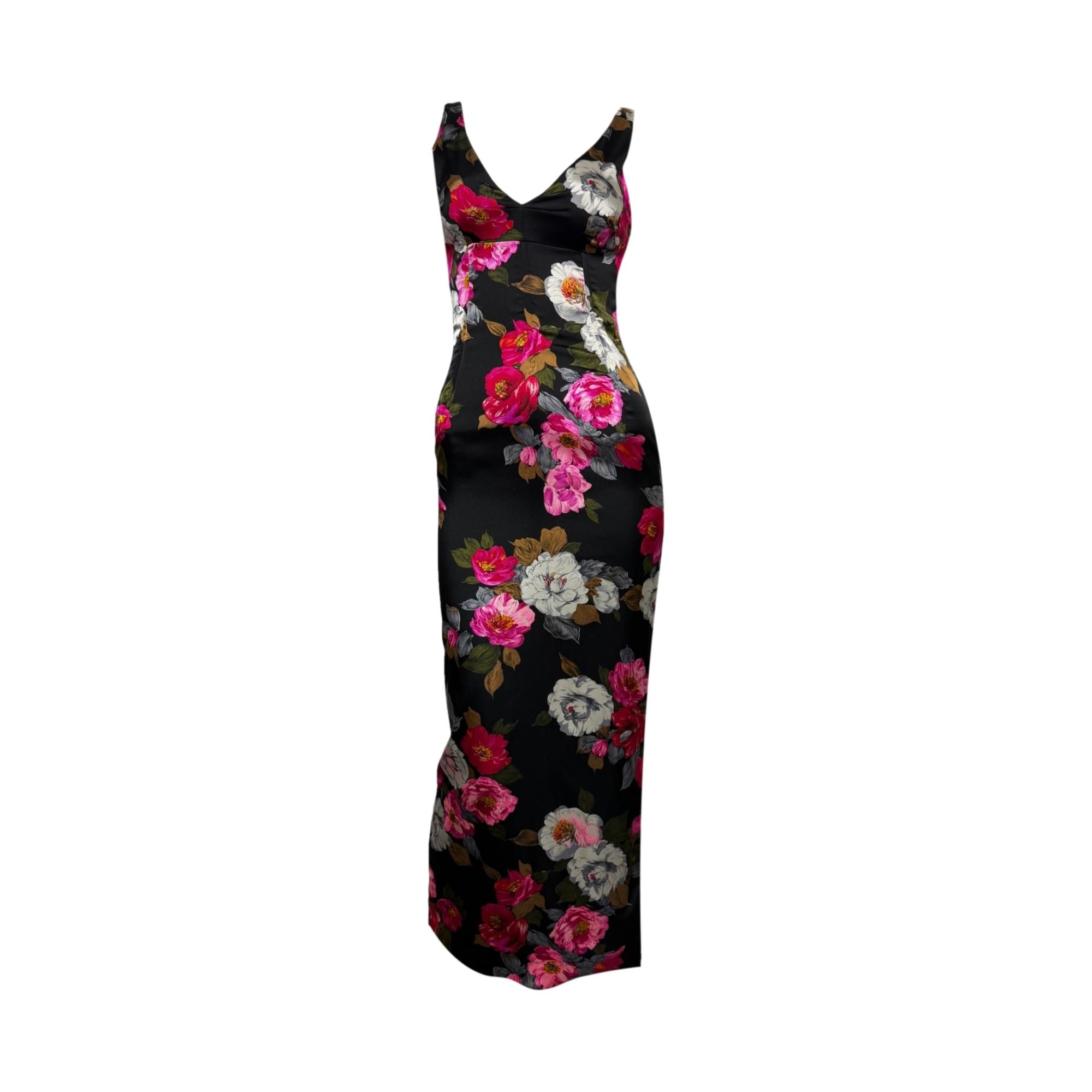 Dolce & Gabbana Floral Corseted Gown Set