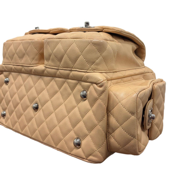 Chanel Tan Cambon Reporter Bag
