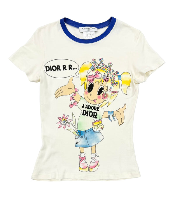 Dior Cartoon Logo Top