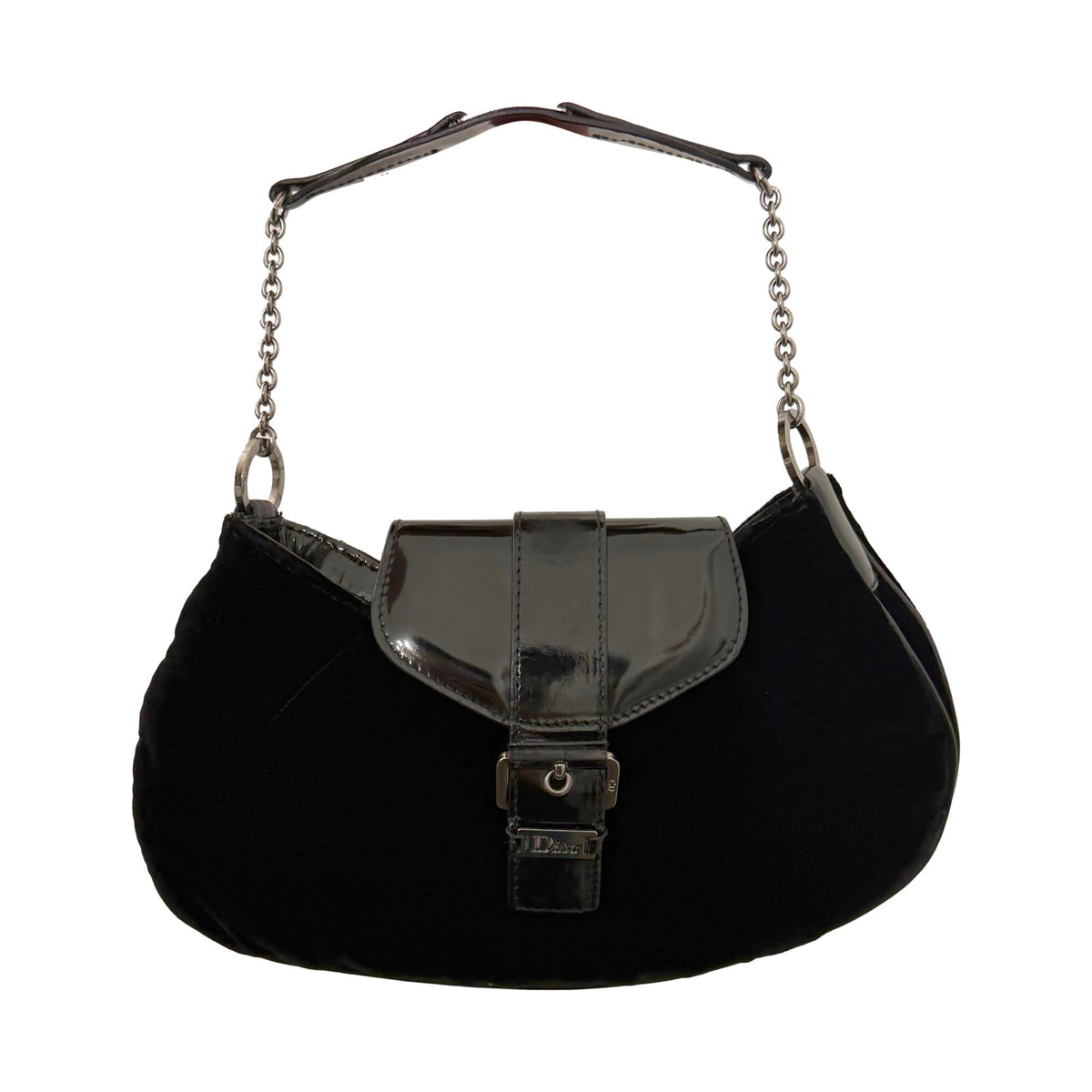 Dior Black Velvet Mini Bag