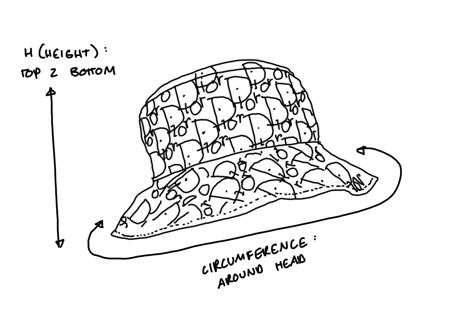 Dior Brown Striped Heart Pom Pom Beanie – Treasures of NYC