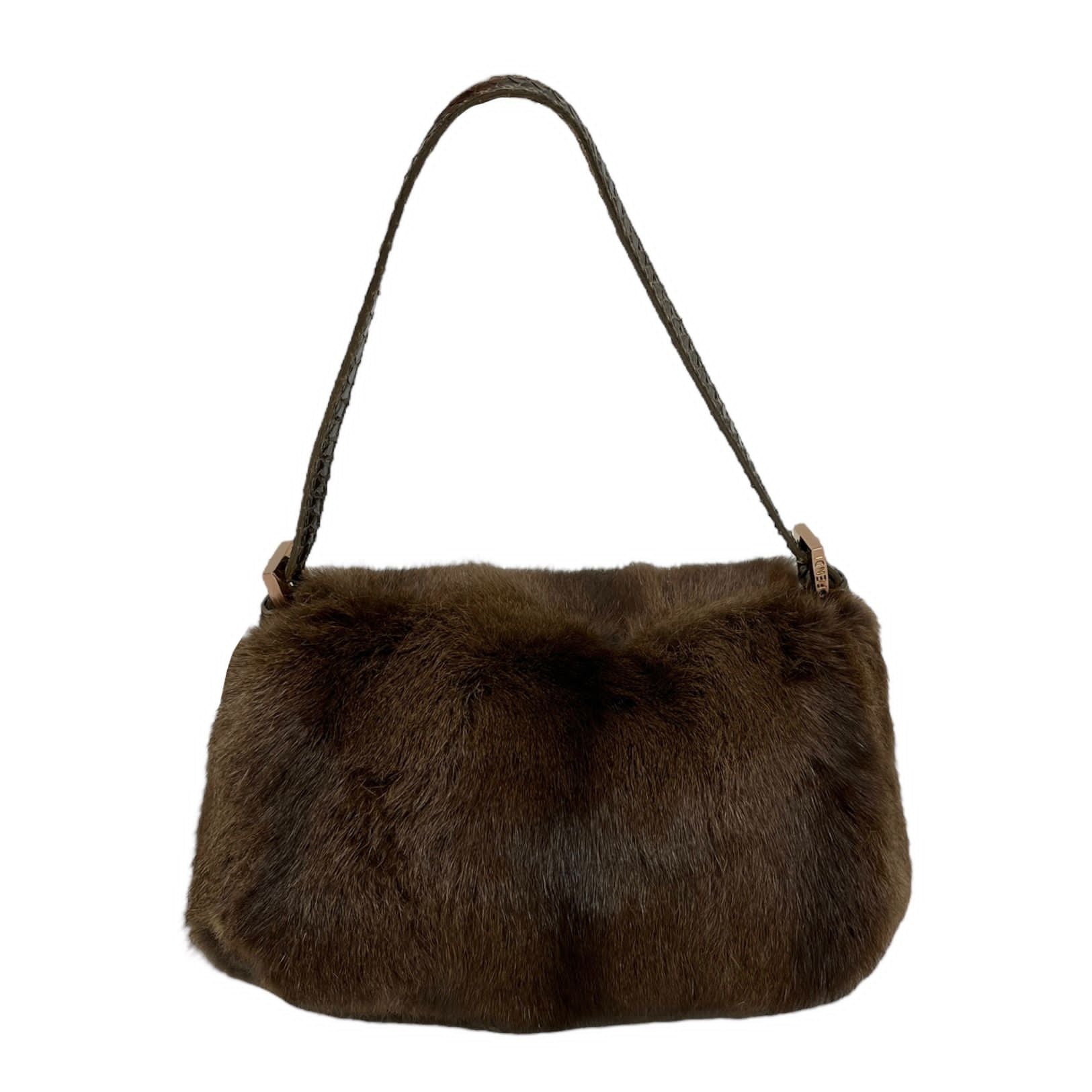 Fendi Brown Fur Mama Baguette