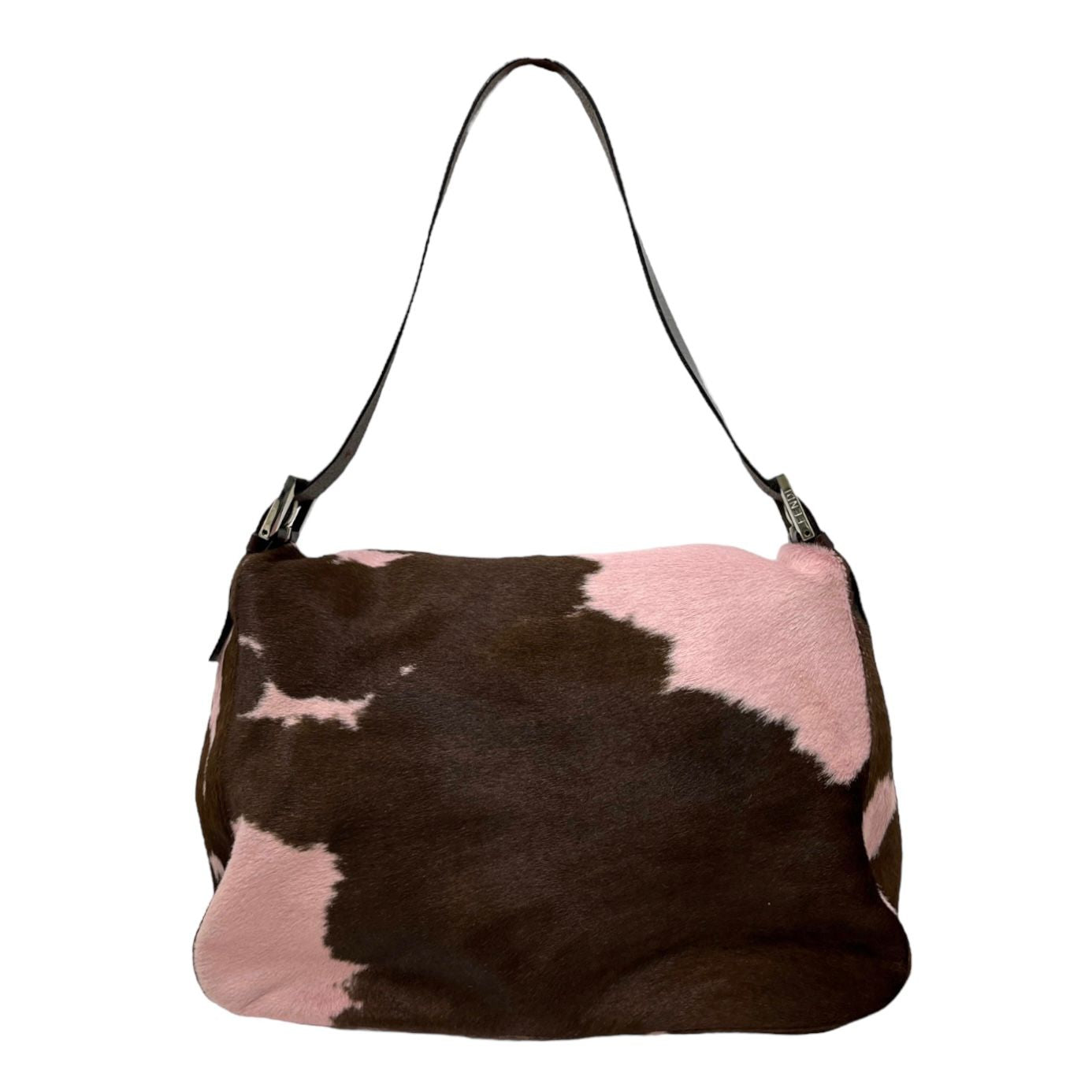 Fendi Pink Cow Print Mama Baguette