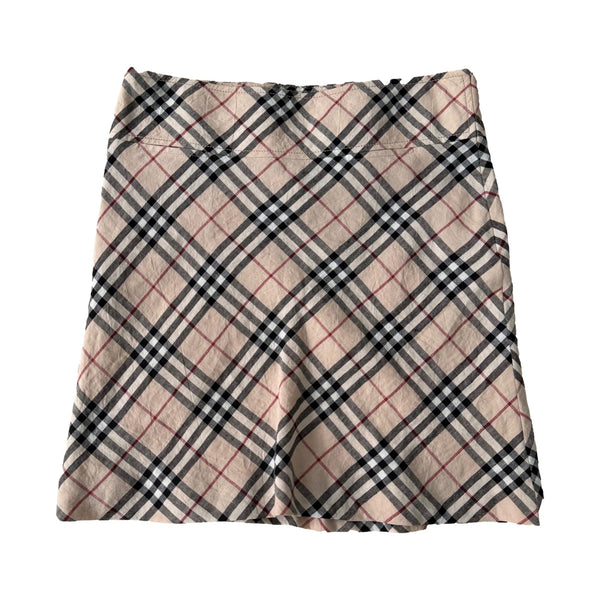 Burberry Plaid Skirt