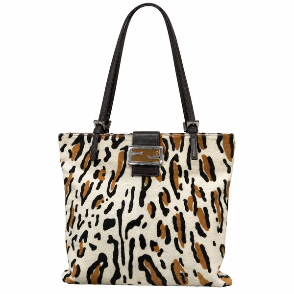 Fendi Cheetah Calf Hair Shoulder Bag