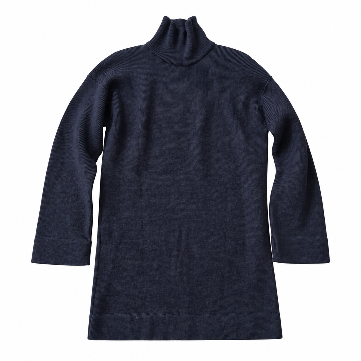 Chanel Navy Jumbo Logo Sweater