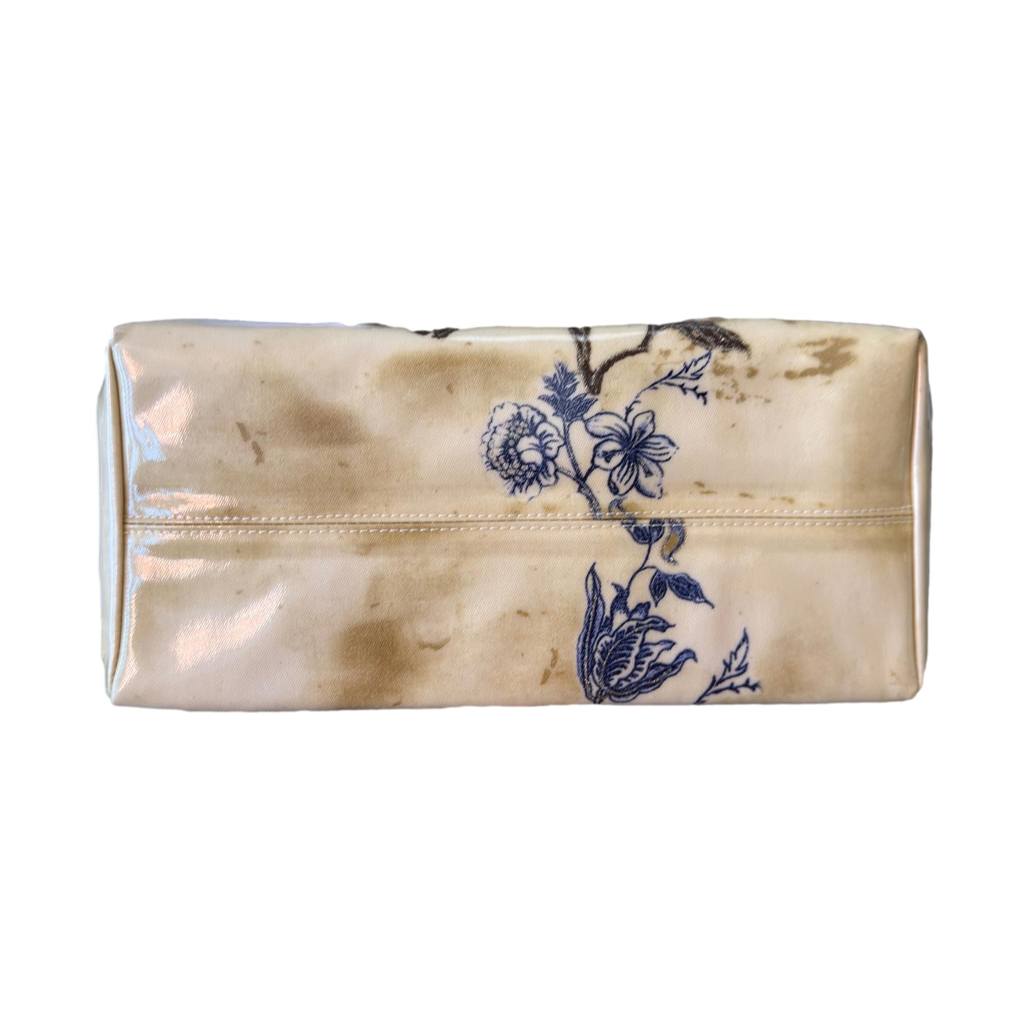 Roberto Cavalli Tattoo Print Shoulder Tote