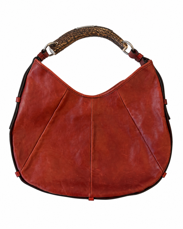 YSL Burgundy Mombasa Bag