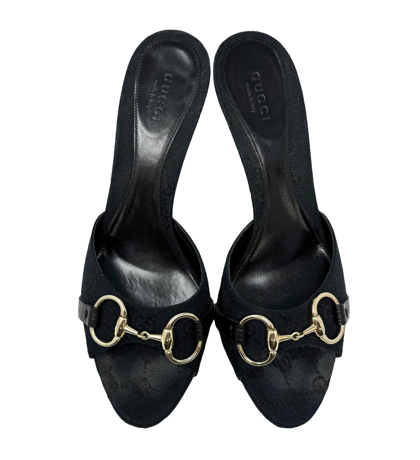 Gucci Black Horse Bit Heels – Treasures of NYC