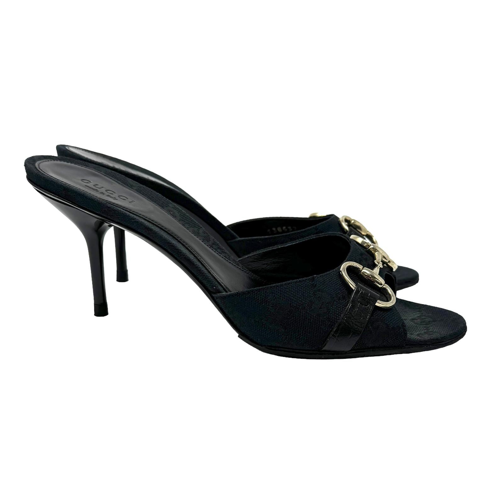Gucci Black Horse Bit Heels – Treasures of NYC