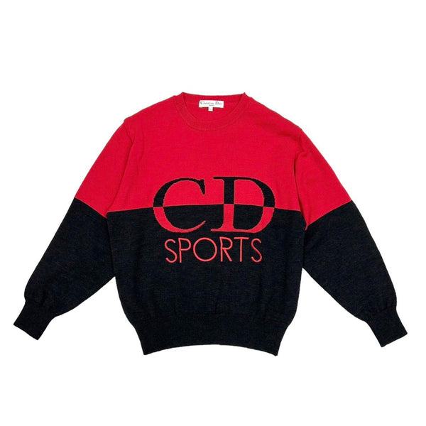 Dior Colorblock ‘CD’ Logo Sweater