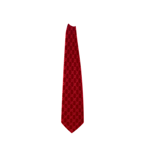 Gucci Red Velvet Tie