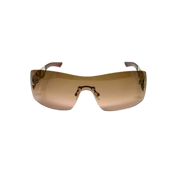 Dior Brown Star Logo 'Diorlywood' Sunglasses