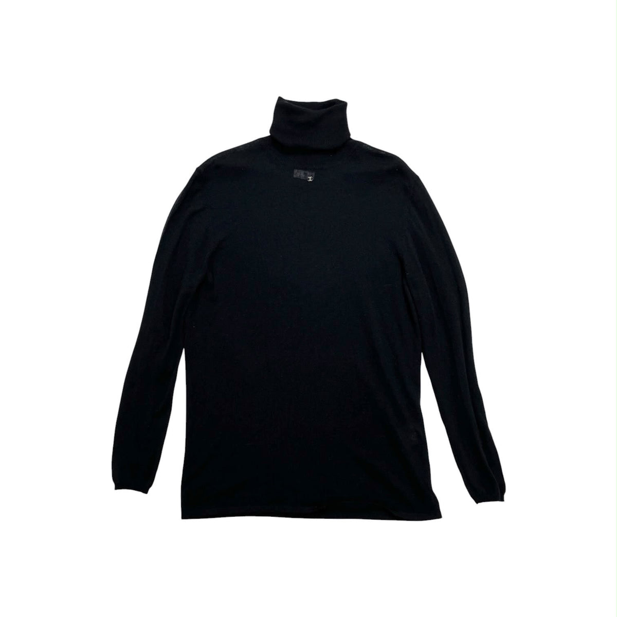 Chanel Cashmere Logo Long Sleeve Top