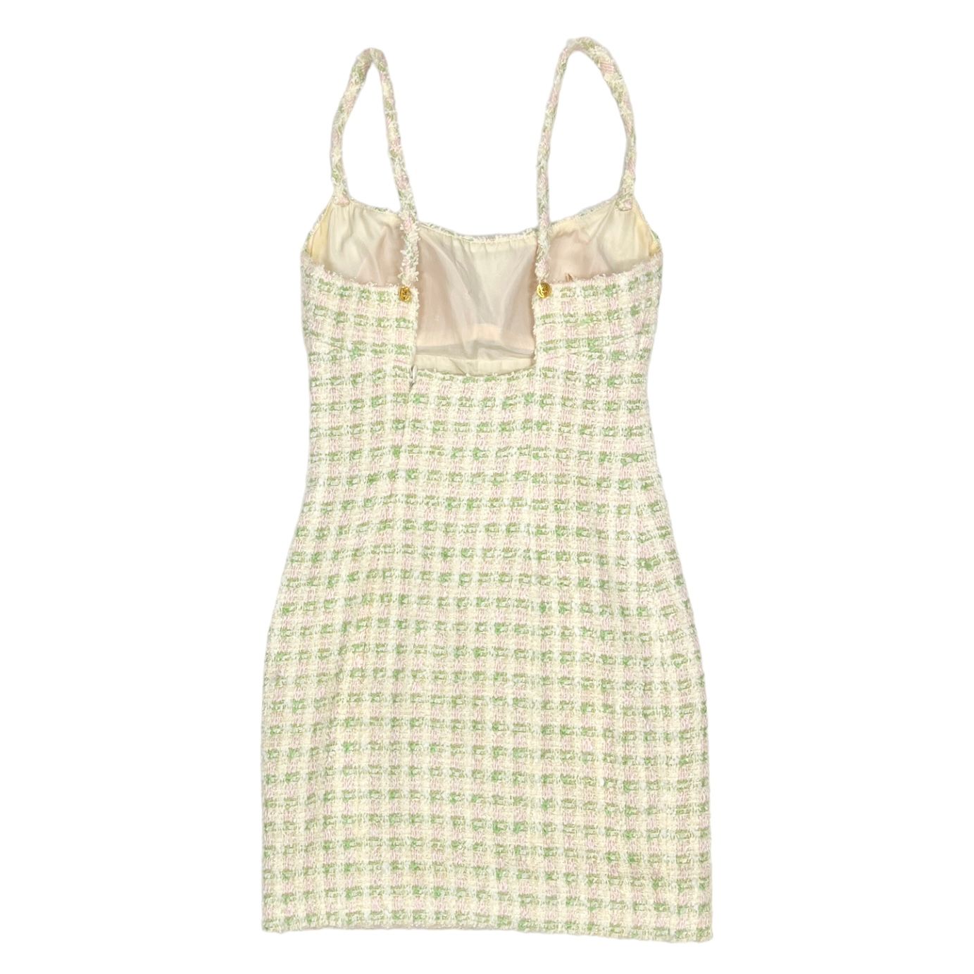Chanel Green Tweed Dress Treasures of NYC Chanel Green Tweed Dress Treasures of NYC