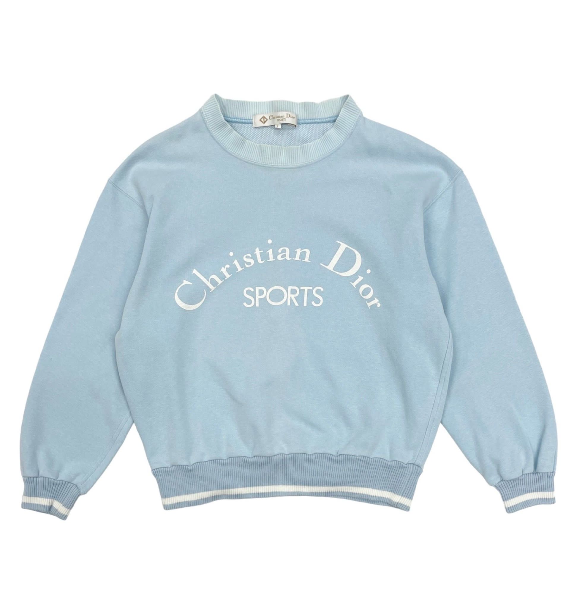 Christian Dior Sports Baby Blue Sweatshirt