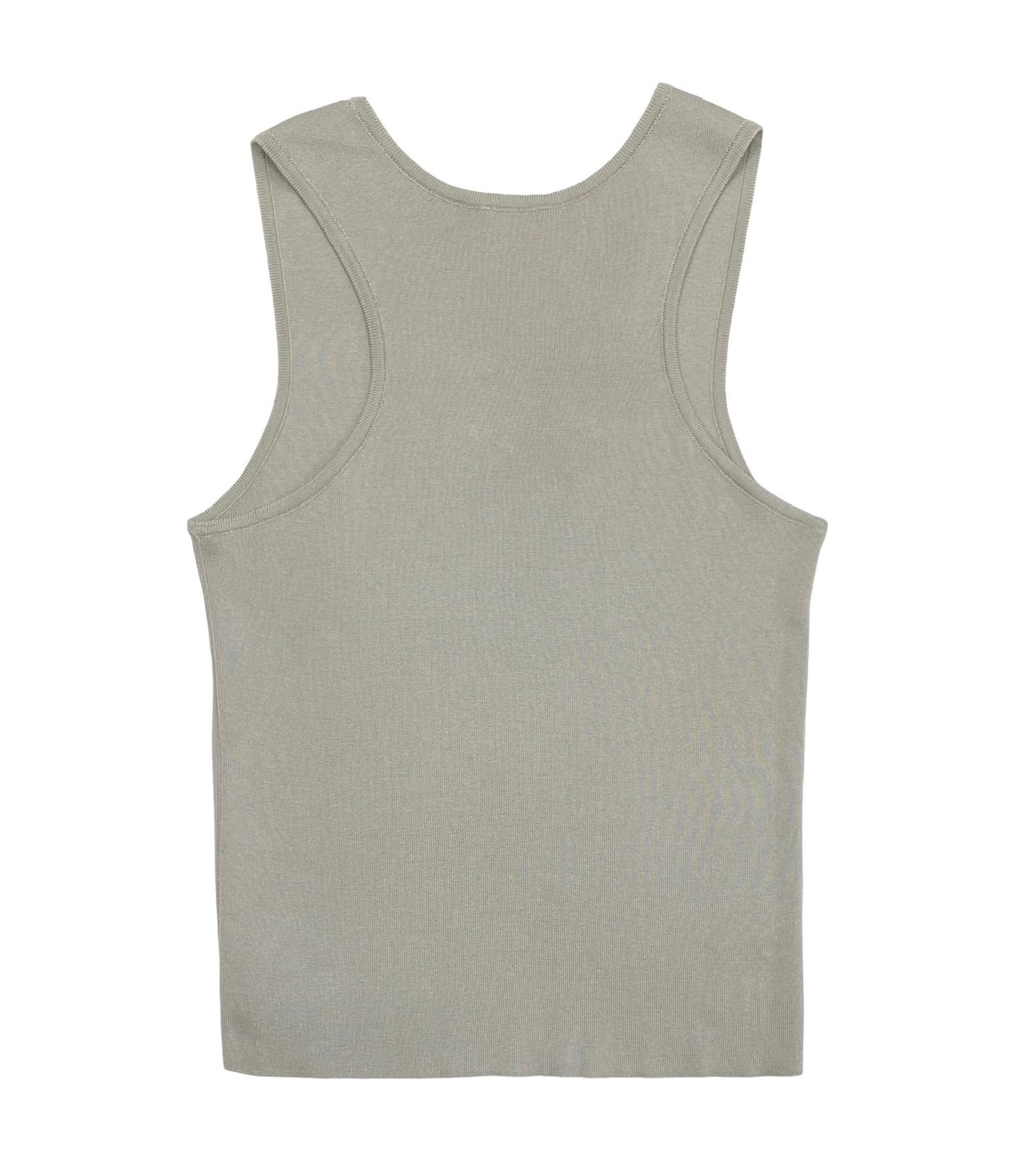CHANEL シャネル タンクトップ グレー おしゃれアイテム Chanel Grey Logo Tank – Treasures of NYC