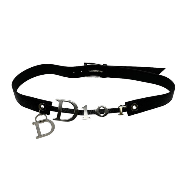 Treasures of NYC - Dior Black Logo Peace Belt