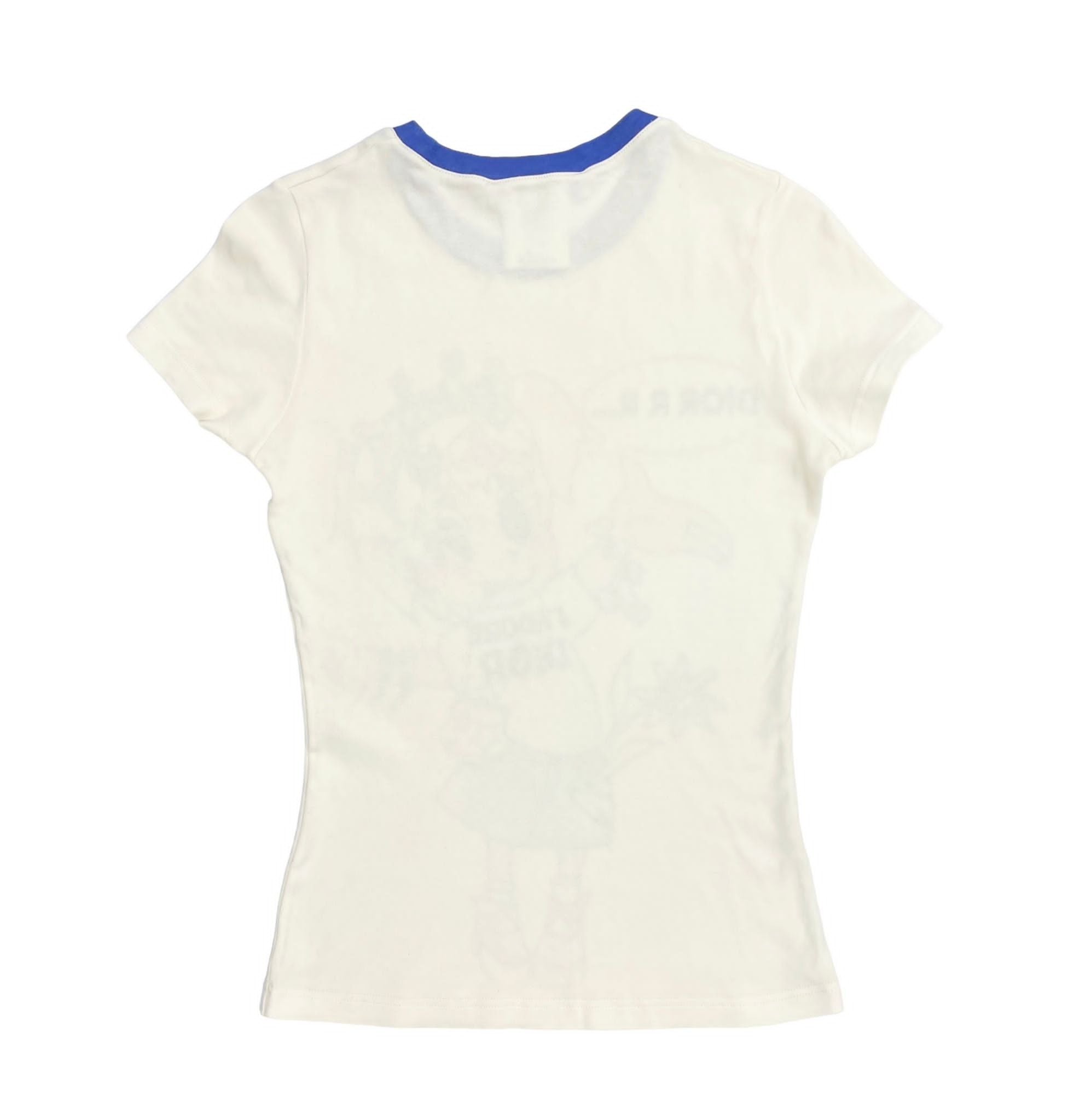 Dior White Cartoon Logo Top